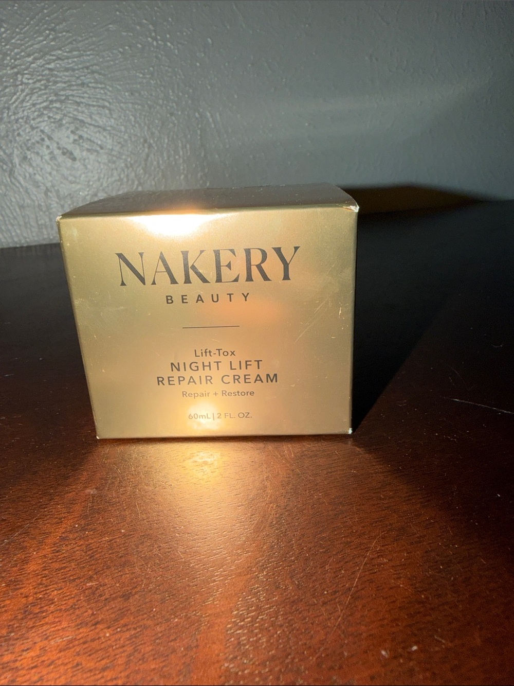 Nakery Beauty Night Lift Repair Cream — Gold Moisturizer
